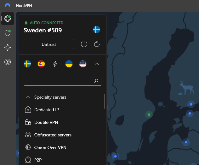 HBO Nordic utomlands med VPN server