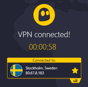 Dplay utomlands med VPN server